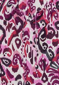 Tunika Bluse mit Print bloomy pink