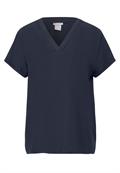 Tunika Bluse mit Print deep blue