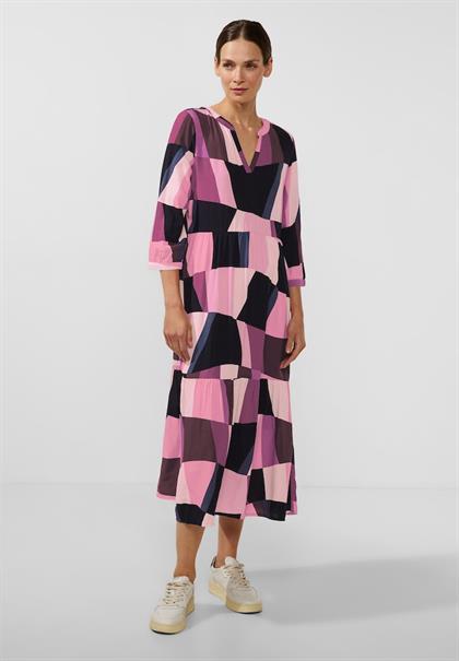 Tunika Ethnokleid mit Print legend rose