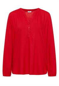 Tunika in Unifarbe fiery red