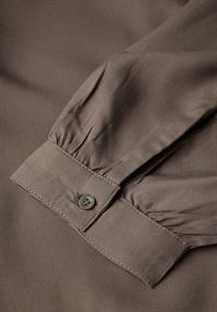 Tunika in Unifarbe muddy brown