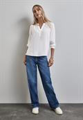 Tunika in Unifarbe off white