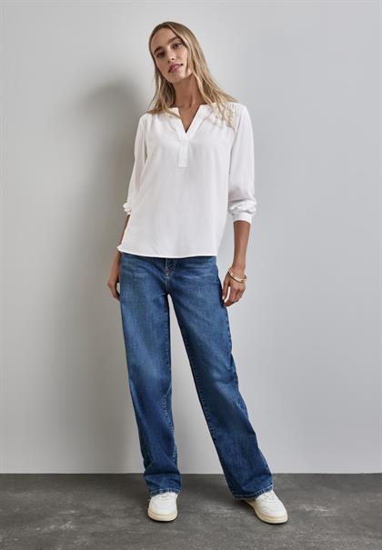 Tunika in Unifarbe off white