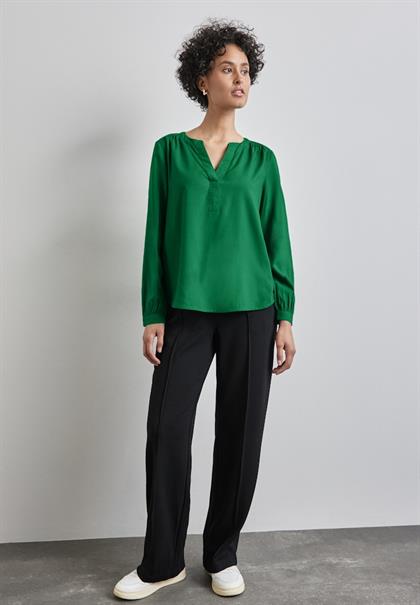 Tunika in Unifarbe vibrant green