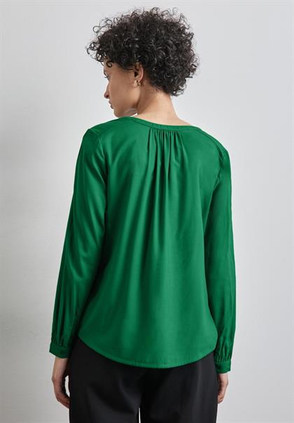 Tunika in Unifarbe vibrant green