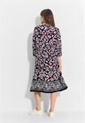 Tunika Kleid mit Print black