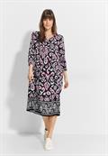 Tunika Kleid mit Print black