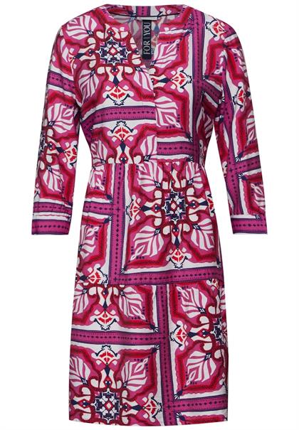 Tunika Kleid mit Print magnolia pink