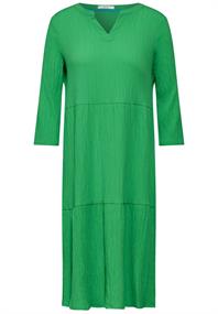 Tunika Kleid mit Struktur fresh apple green