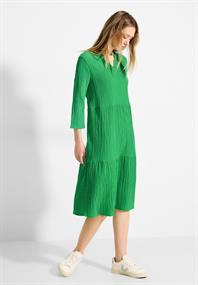 Tunika Kleid mit Struktur fresh apple green