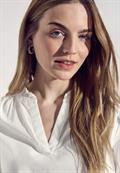 Tunika mit Stickdetail off white