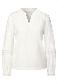 Tunika mit Stickdetail off white