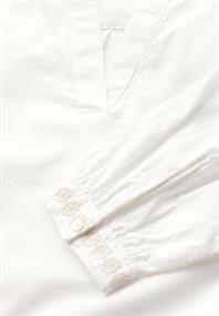 Tunika mit Stickdetail off white