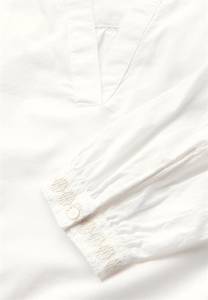 Tunika mit Stickdetail off white