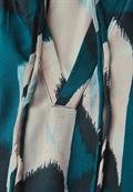 Tunika mit Tape-Details tide blue