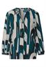 Tunika mit Tape-Details tide blue