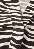Tunika mit Zebra Print deep roast brown
