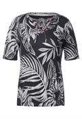 Tunika T-Shirt mit Print carbon grey