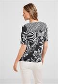 Tunika T-Shirt mit Print carbon grey