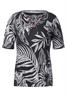 Tunika T-Shirt mit Print carbon grey