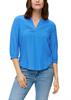 Tunikabluse mit All-over-Print blau1