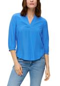 Tunikabluse mit All-over-Print blau1