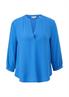 Tunikabluse mit All-over-Print blau1