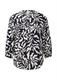 Tunikabluse mit All-over-Print blau2