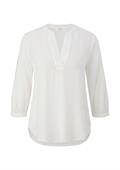 Tunikabluse mit All-over-Print creme