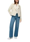 Tunikabluse mit All-over-Print creme