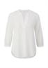 Tunikabluse mit All-over-Print creme