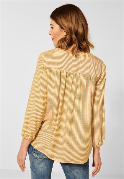 Tunikabluse mit Streifen sunset yellow