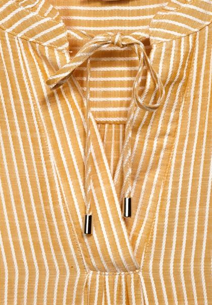 Tunikabluse mit Streifen sunset yellow
