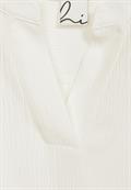 Tunikabluse mit Struktur off white