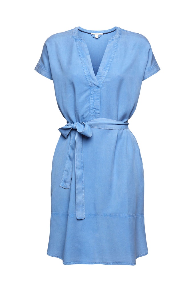 Esprit Damen Kleid 032ee1e303 Light Blue Lavender - dress