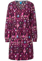Street One Damen Kleid Tunikakleid mit Print tamed berry bequem online ...