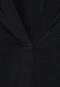 Tunikashirt im Materialmix black
