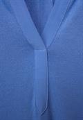 Tunikashirt im Materialmix dazzling blue