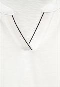 Tunikashirt in Unifarbe vanilla white