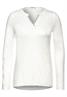 Tunikashirt in Unifarbe vanilla white