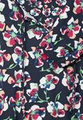 Tunikashirt mit Blumenmuster deep blue