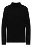 Turtleneck Chenille Pullover black