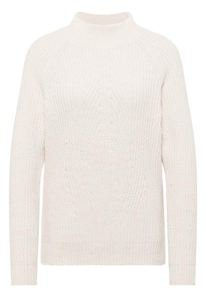 Turtleneck Chenille Pullover light greige