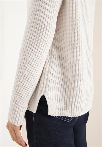 Turtleneck Chenille Pullover light greige