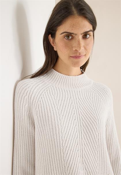 Turtleneck Chenille Pullover light greige