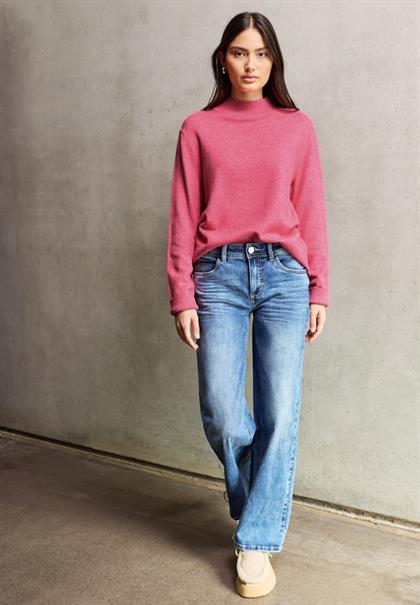 Turtleneck Pullover candy pink mel.