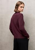 Turtleneck Pullover dark plum red