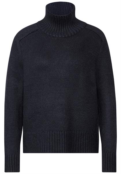 Turtleneck Pullover deep blue