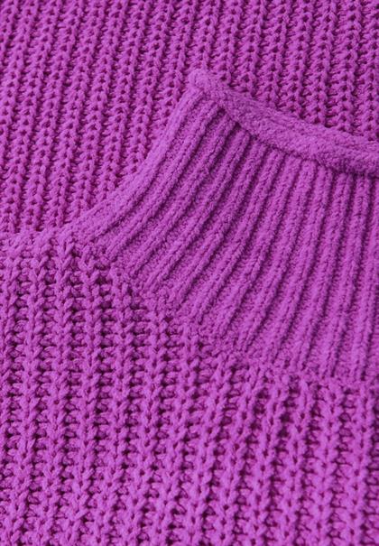 Turtleneck Pullover floral pink