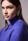 Turtleneck Pullover force blue mel.